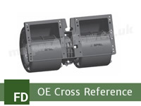 C-Series Combines (Models 5275C, 5275C PL, 6335C, 6335C PL) to SPAL Aftermarket HVAC blowers cross reference