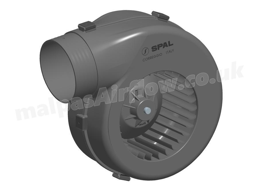 SPAL 260 cfm Single Blower 001-A53-03S (12v) (Single Speed)