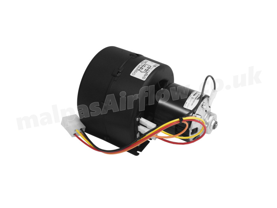 SPAL 236 cfm Single Blower 008-B45/I-02D (24v / 3 speeds with AMP Connector / EMC filter)