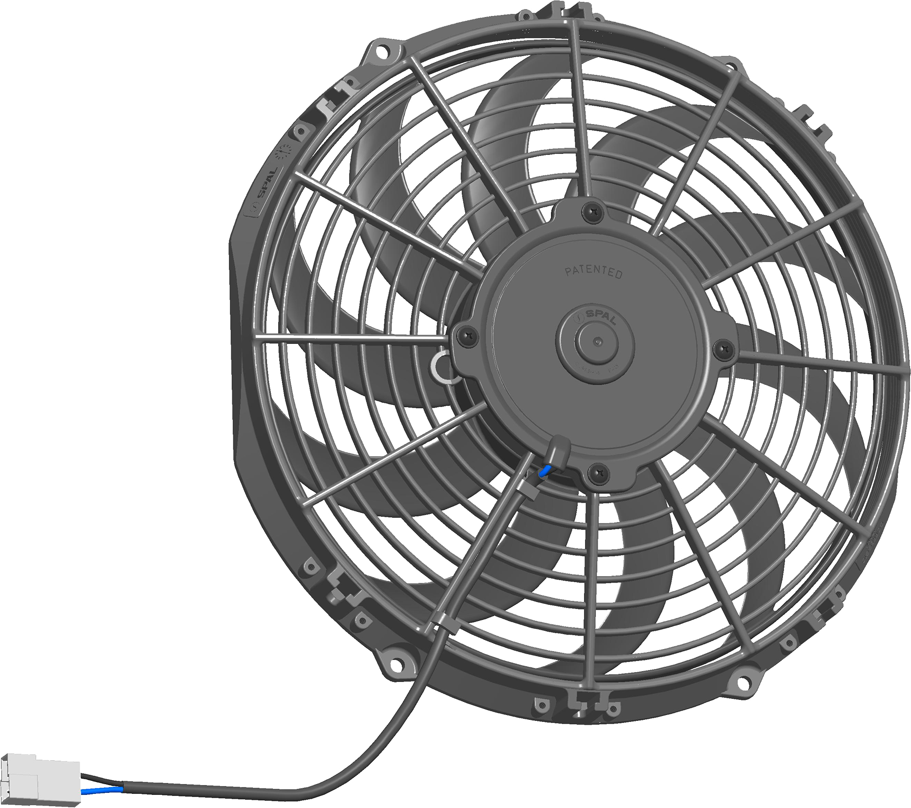 SPAL 11" (280mm) Cooling Fan VA09-AP50/C-54S 12V BT MC (12v / 985 cfm / Pushing)