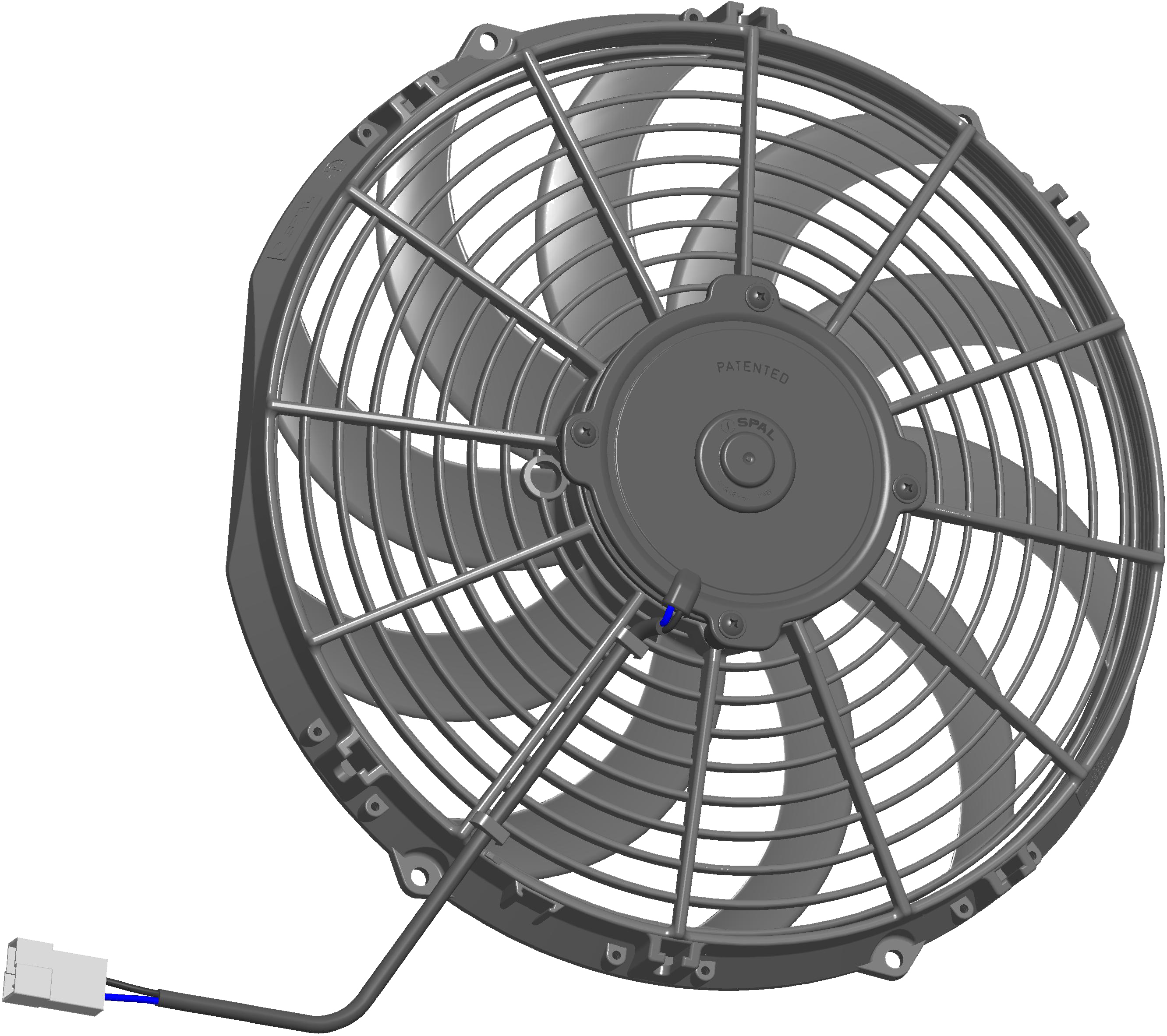 SPAL 12" (305mm) Cooling Fan VA10-BP50/C-61A 24V BT MC (24v / 1392 cfm / Pulling)