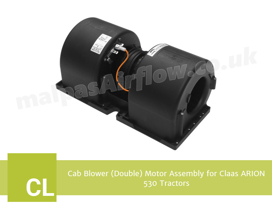 Cab Blower (Double) Motor Assembly for Claas ARION 530 Tractors