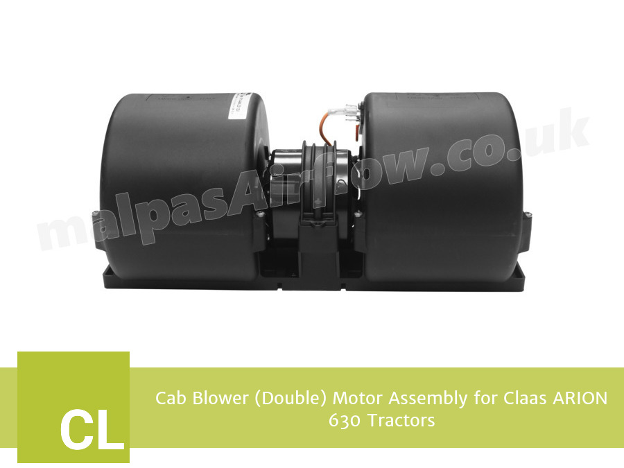 Cab Blower (Double) Motor Assembly for Claas ARION 630 Tractors