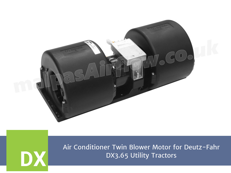 Air Conditioner Twin Blower Motor for Deutz-Fahr DX3.65 Utility Tractors
