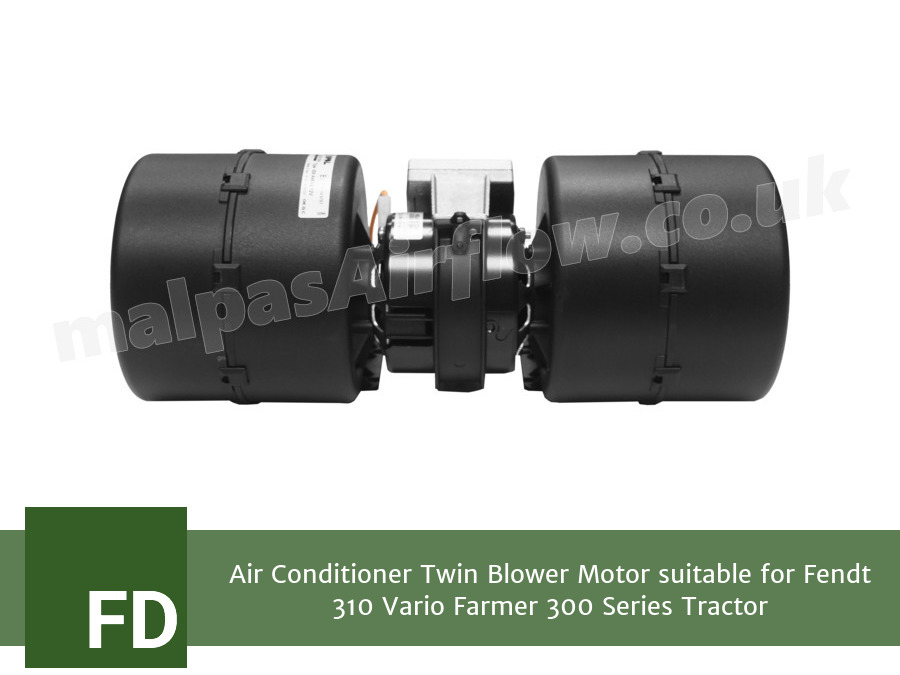 Air Conditioner Twin Blower Motor suitable for Fendt 310 Vario Farmer 300 Series Tractor