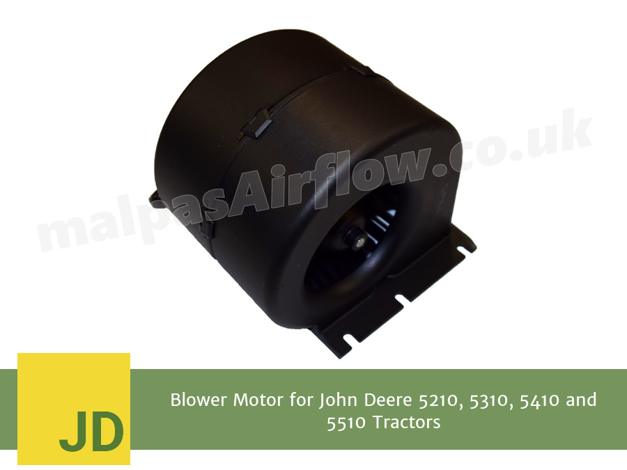 Blower Motor for John Deere 5210, 5310, 5410 and 5510 Tractors (Single Speed)