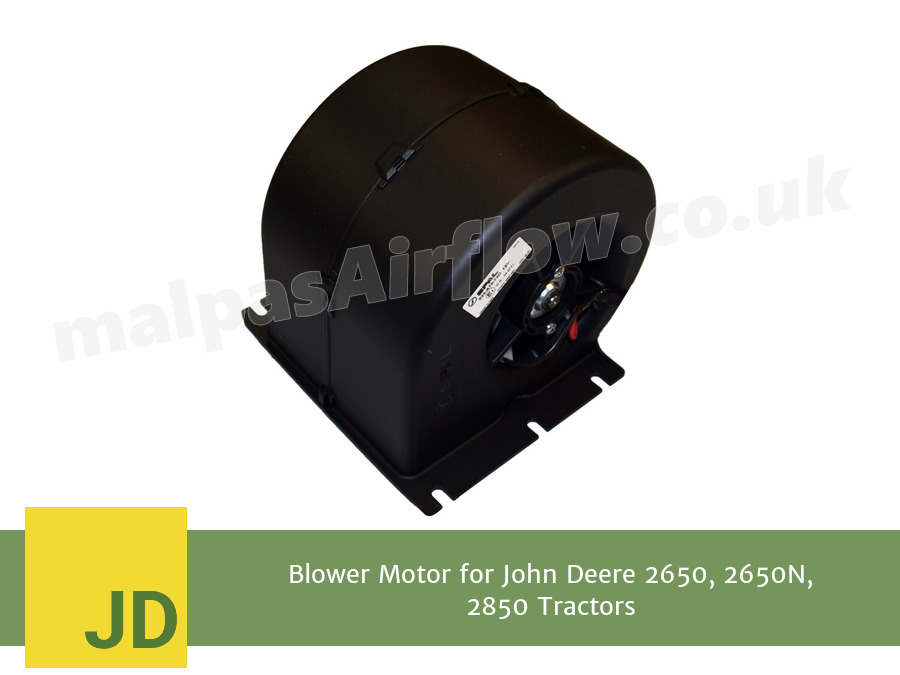 Blower Motor for John Deere 2650, 2650N, 2850 Tractors (Single Speed)