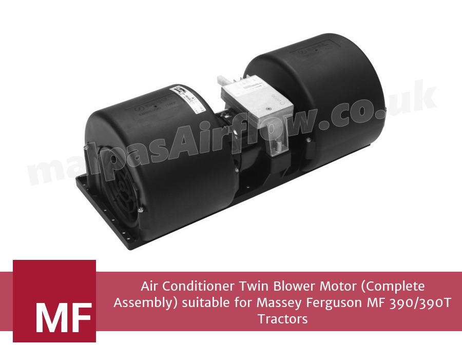 Air Conditioner Twin Blower Motor (Complete Assembly) suitable for Massey Ferguson MF 390/390T Tractors