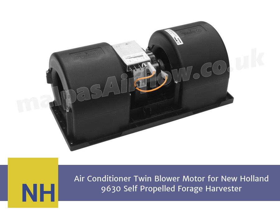 Air Conditioner Twin Blower Motor for New Holland 9630 Self Propelled Forage Harvester