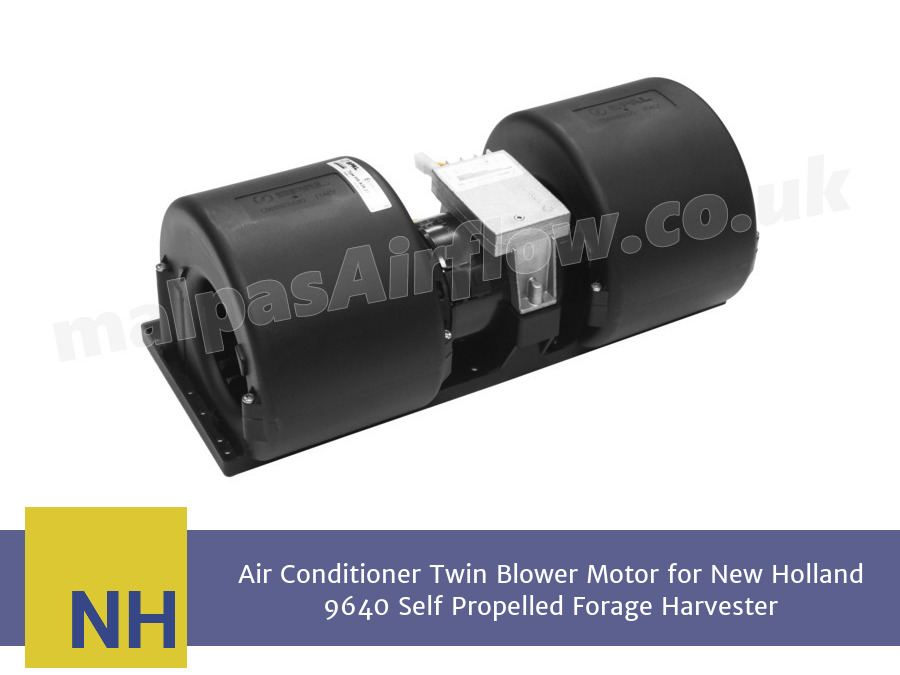 Air Conditioner Twin Blower Motor for New Holland 9640 Self Propelled Forage Harvester