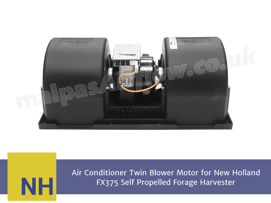 Air Conditioner Twin Blower Motor for New Holland FX375 Self Propelled Forage Harvester