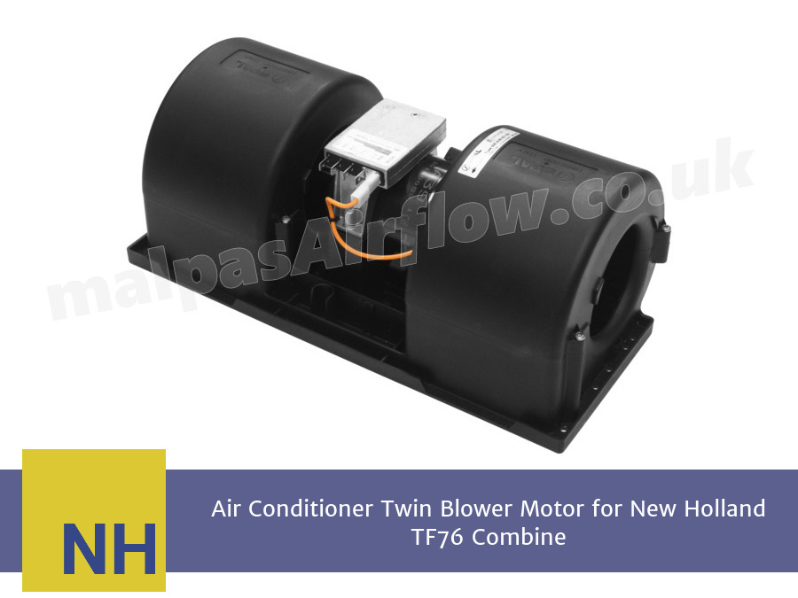 Air Conditioner Twin Blower Motor for New Holland TF76 Combine