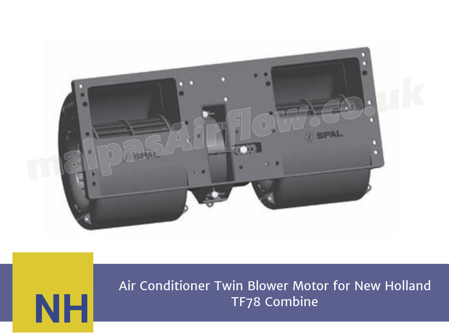 Air Conditioner Twin Blower Motor for New Holland TF78 Combine