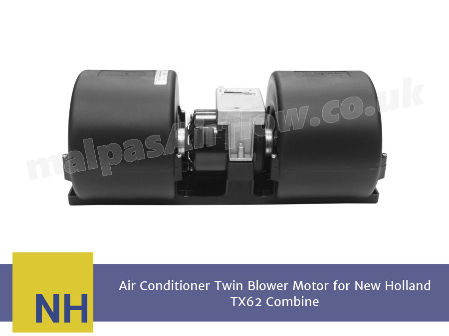 Air Conditioner Twin Blower Motor for New Holland TX62 Combine