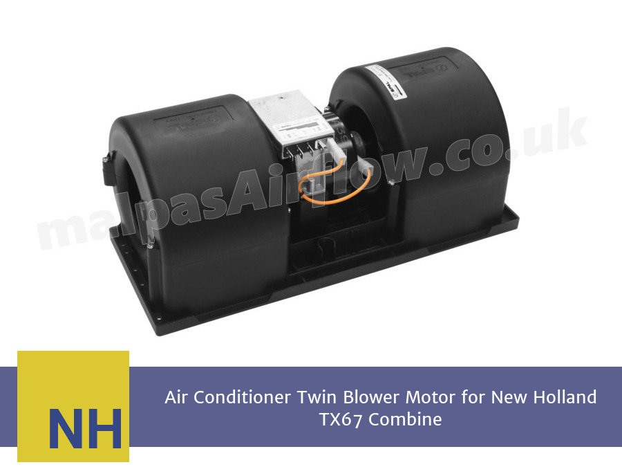 Air Conditioner Twin Blower Motor for New Holland TX67 Combine
