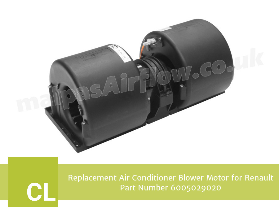 Replacement Air Conditioner Blower Motor for Renault Part Number 6005029020