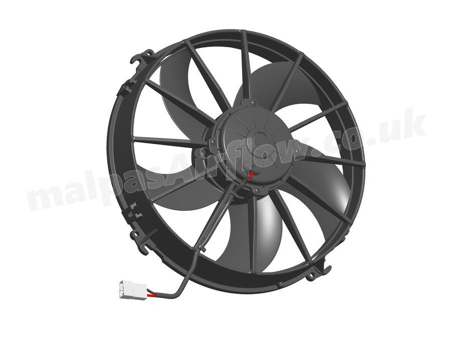 SPAL 12" (305mm)  Cooling Fan VA01-BP70/LL-79S (24v  / 1682 cfm / Pushing)