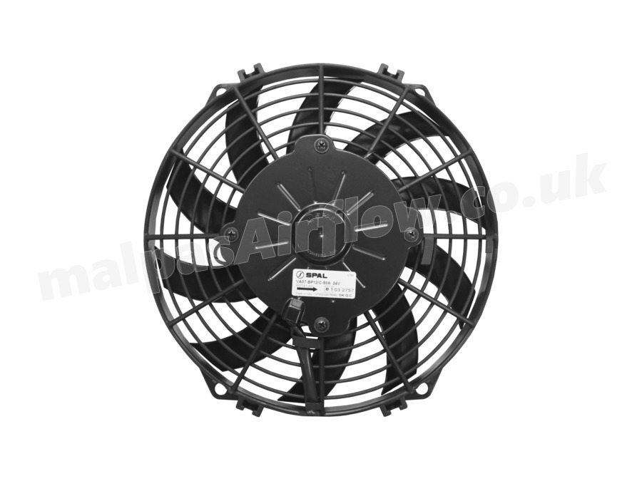 SPAL 9" (225mm)  Cooling Fan VA07-BP12/VLL-58S (24v  / 696 cfm / Pushing)
