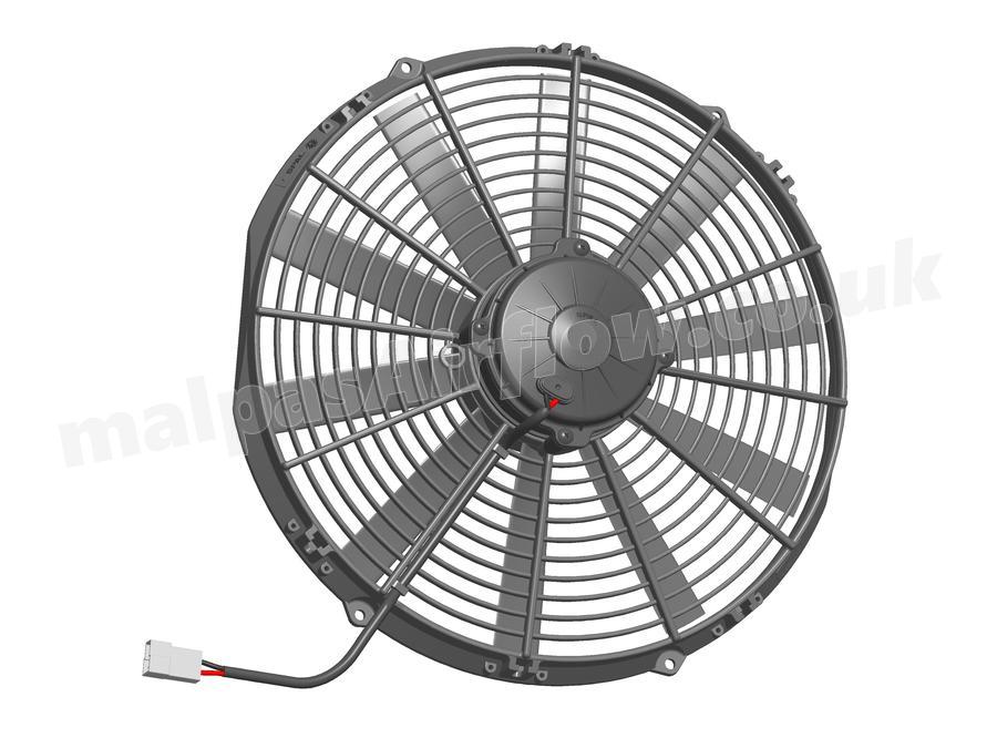 SPAL 14" (350mm)  Cooling Fan VA08-AP70/LL-23MA (12v  / 1623 cfm / Pulling)