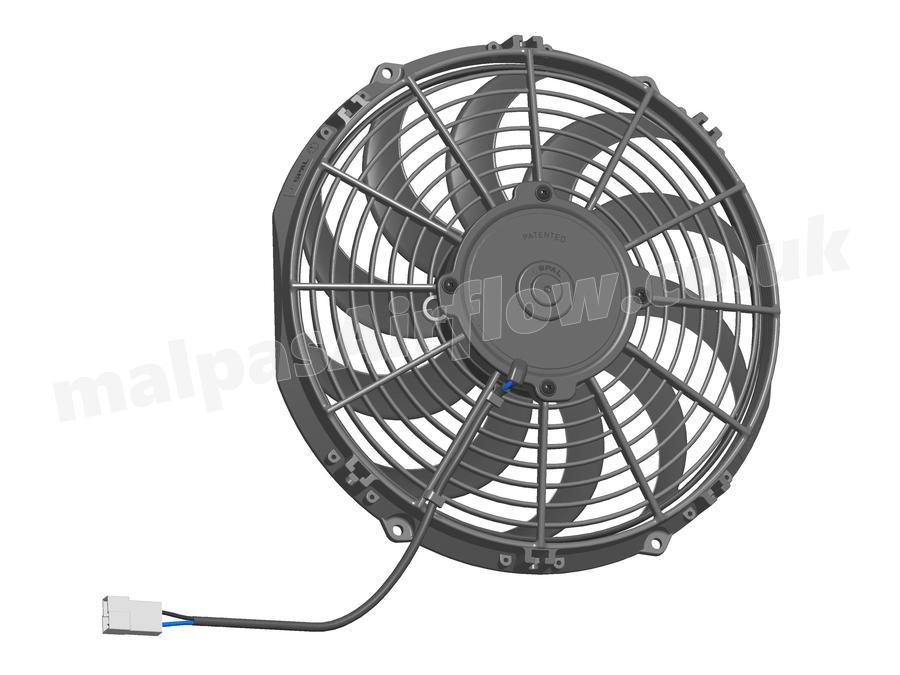 SPAL 11" (280mm)  Cooling Fan VA09-AP12/C-54S (12v  / 885 cfm / Pushing)