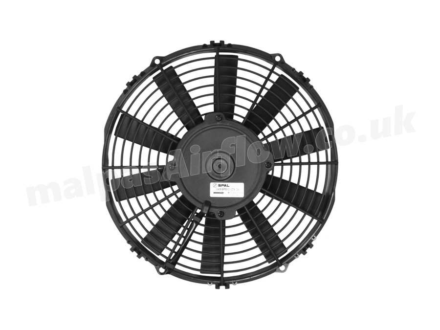 SPAL 11" (280mm)  Cooling Fan VA09-BP50/C-27S (24v  / 926 cfm / Pushing)