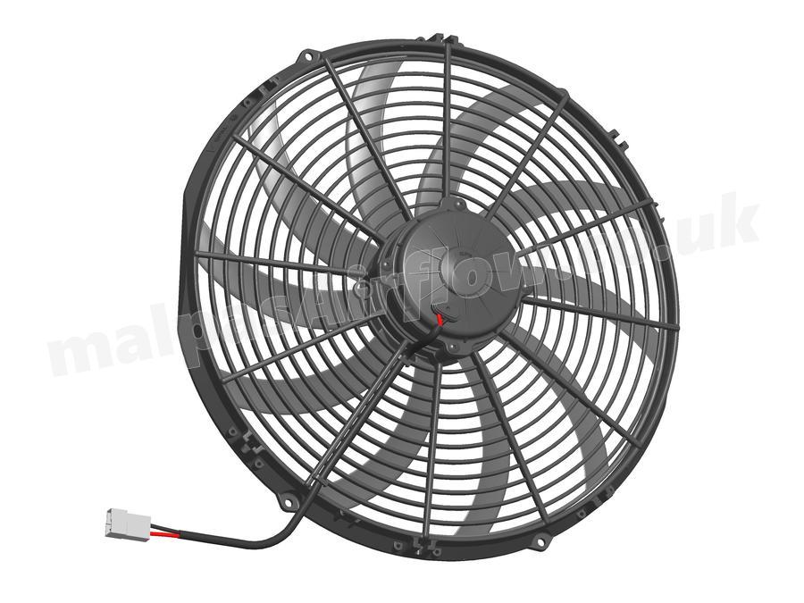 SPAL 16" (407mm)  Cooling Fan VA18-AP71/LL-59A (12v / 2185 cfm / Pulling)