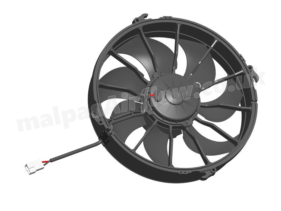 SPAL 12" (305mm)  Cooling Fan VA51-BP70/VLL-69A (24v  / 1634 cfm / Pulling)