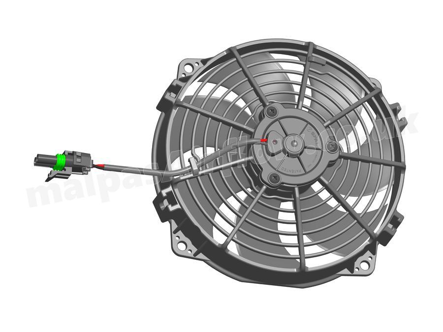SPAL 6.5" (167mm)  Cooling Fan VA67-A101-83A (12v  / 330 cfm / Pulling)