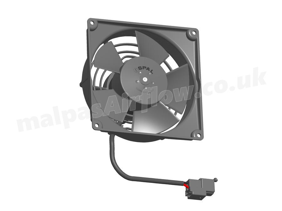 SPAL 4.5" (115mm)  Cooling Fan VA69A-A101-87S (12v  / 207 cfm / Pushing)