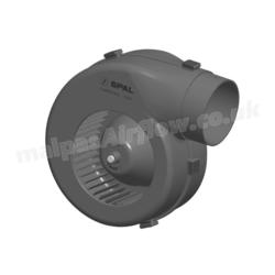 SPAL 348 cfm Single Blower 001-A39-49D (12v) (Single Speed) - view 1