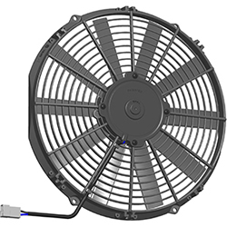 SPAL 13" (330mm) Cooling Fan VA13-BP9/C-35A 24V BT MC (24v /  1710 cfm / Pulling) - view 1