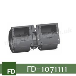 Air Conditioner Twin Blower Motor suitable for Fendt 5220E C-Series Combine Harvester (Single Speed) - view 1