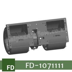 Air Conditioner Twin Blower Motor suitable for Fendt 5220E C-Series Combine Harvester (Single Speed) - view 2