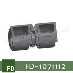 Air Conditioner Twin Blower Motor suitable for Fendt 5250L C-Series Combine Harvester (Single Speed) - view 2