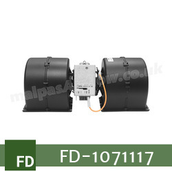 Air Conditioner Twin Blower Motor suitable for Fendt 309 Vario Farmer 300 Series Tractor - view 1