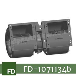 Air Conditioner Twin Blower Motor suitable for Fendt 5275C C-Series Combine (Single Speed) - view 2